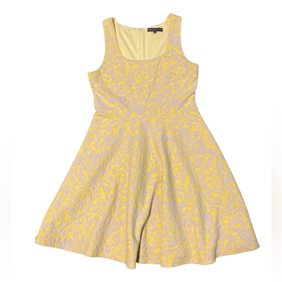 Brixon Ivy Fit & Flare Yellow Dress - Picture 5 of 16